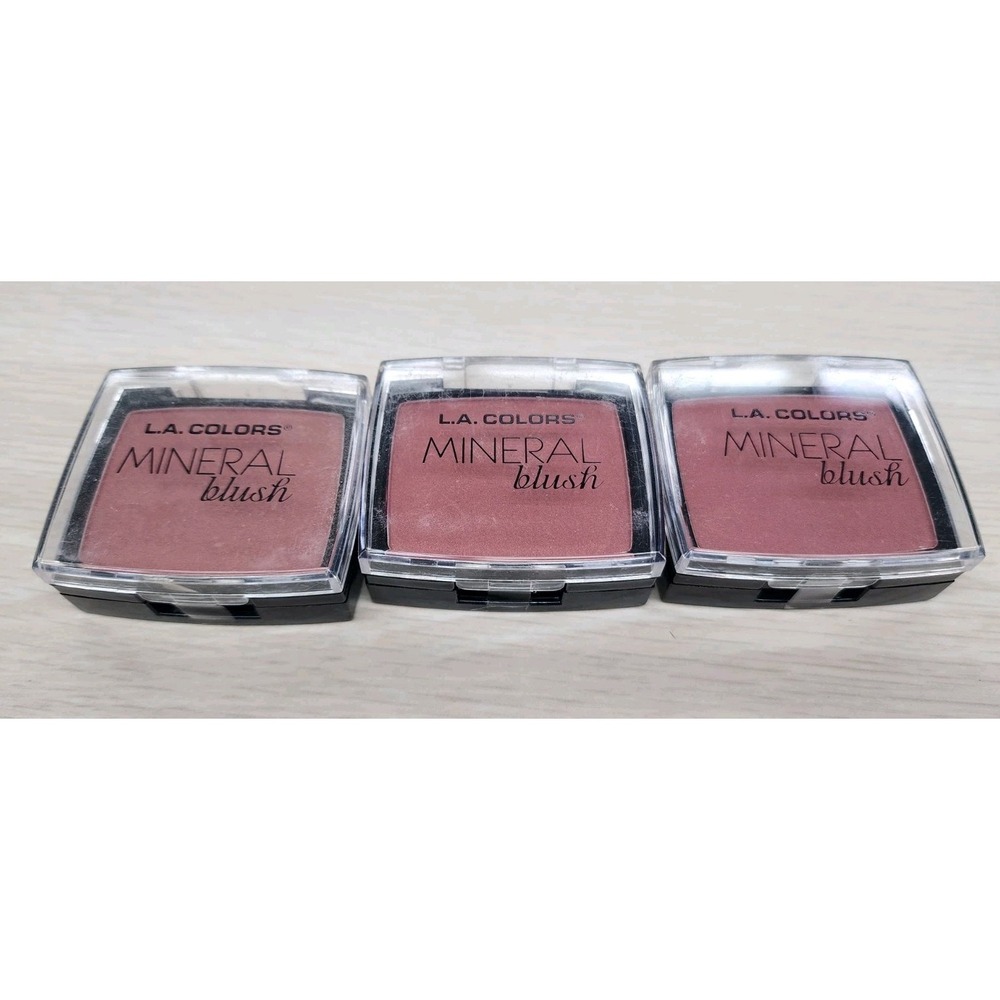 L.A. COLORS Mineral Blush "Tender‎ Rose" CMB872 0.15 Oz Lot Of 3 New Sealed